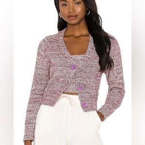 NWT Lovers and Friends Marlene Cardigan in Purple. Sz: Small